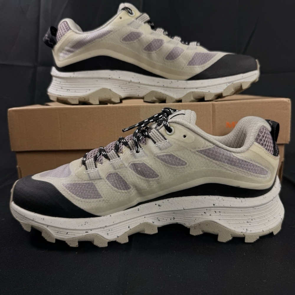Merrell Moab Speed Beige Purple Outdoor Trail Hiking Shoe J500320 Women's Sz 8.5 - Picture 5 of 11